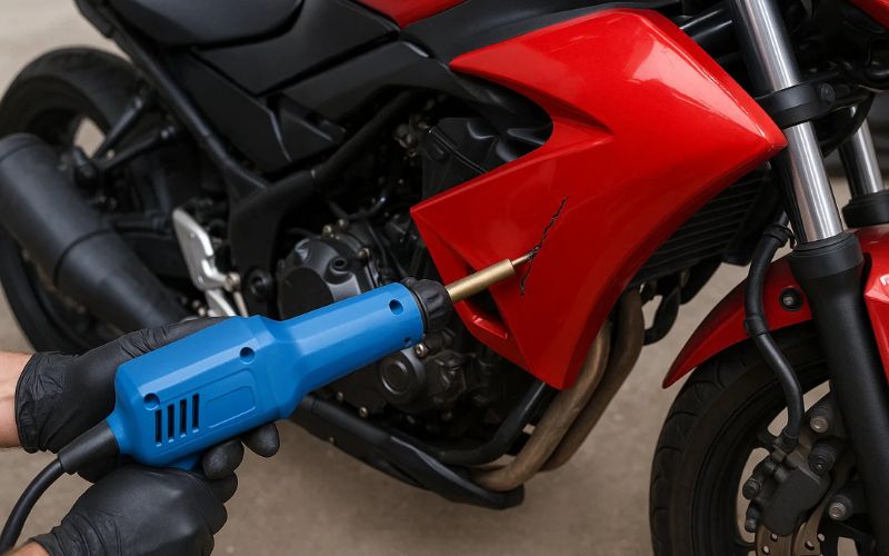 Motorbike fairing repair
